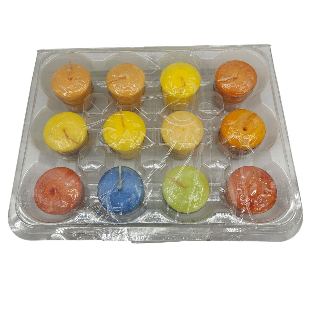 Yankee Candle Votive Sampler Set 12 Pack Pineapple Lemon‎ Coconut Honey Scented